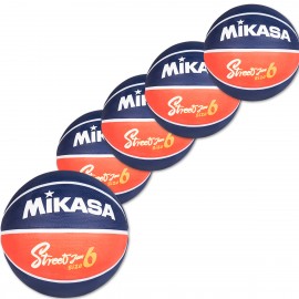 5er Ballpaket Mikasa BB602B-NBRW-EC Street Jam Basketball